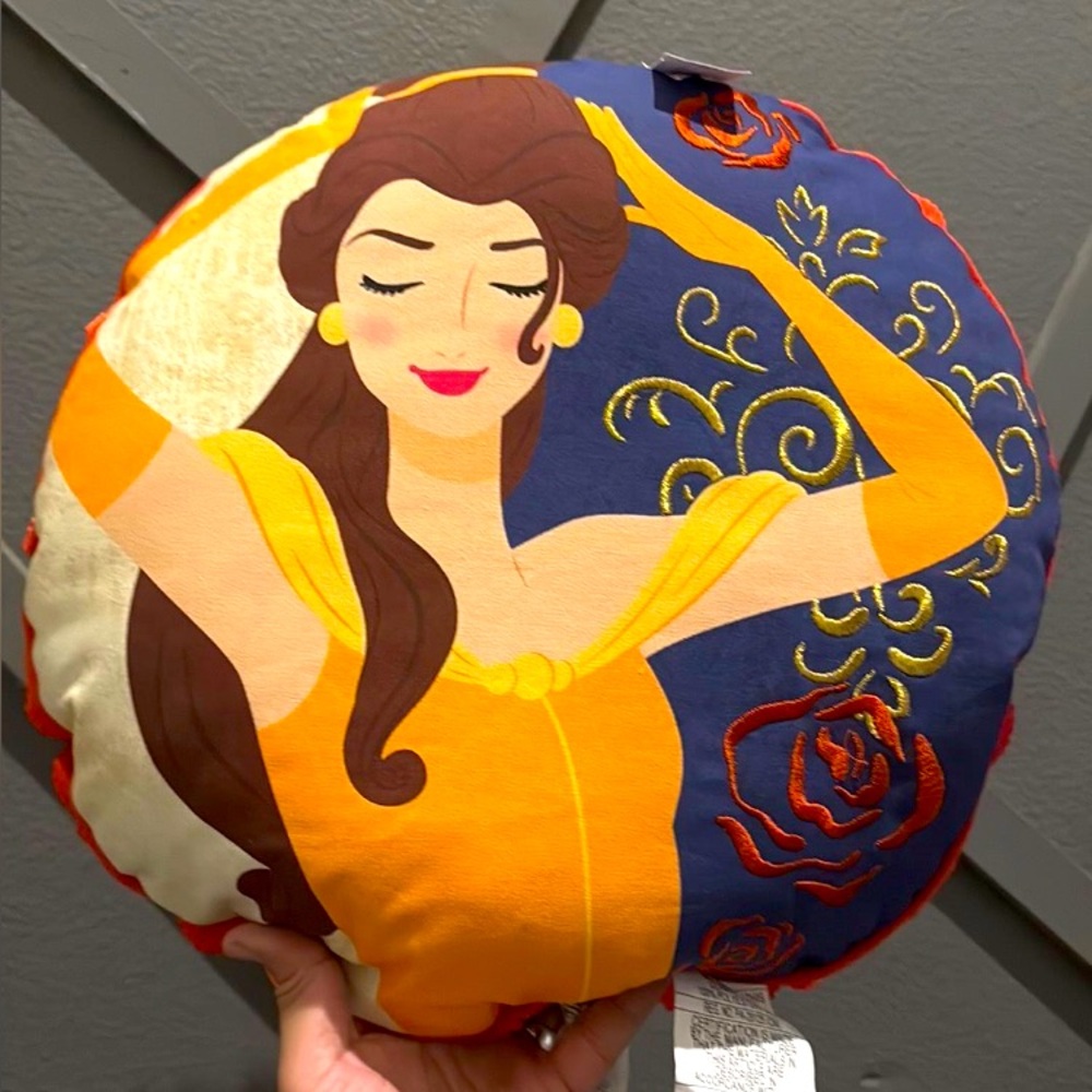 Beauty and the beast pillow belle